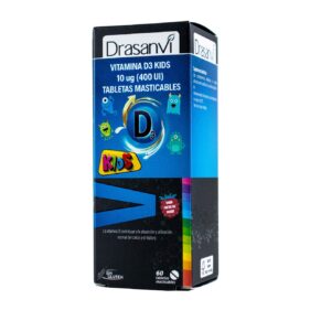 Vitamina D3 Kids 400 UI 60 Comprimidos Masticables Drasanvi
