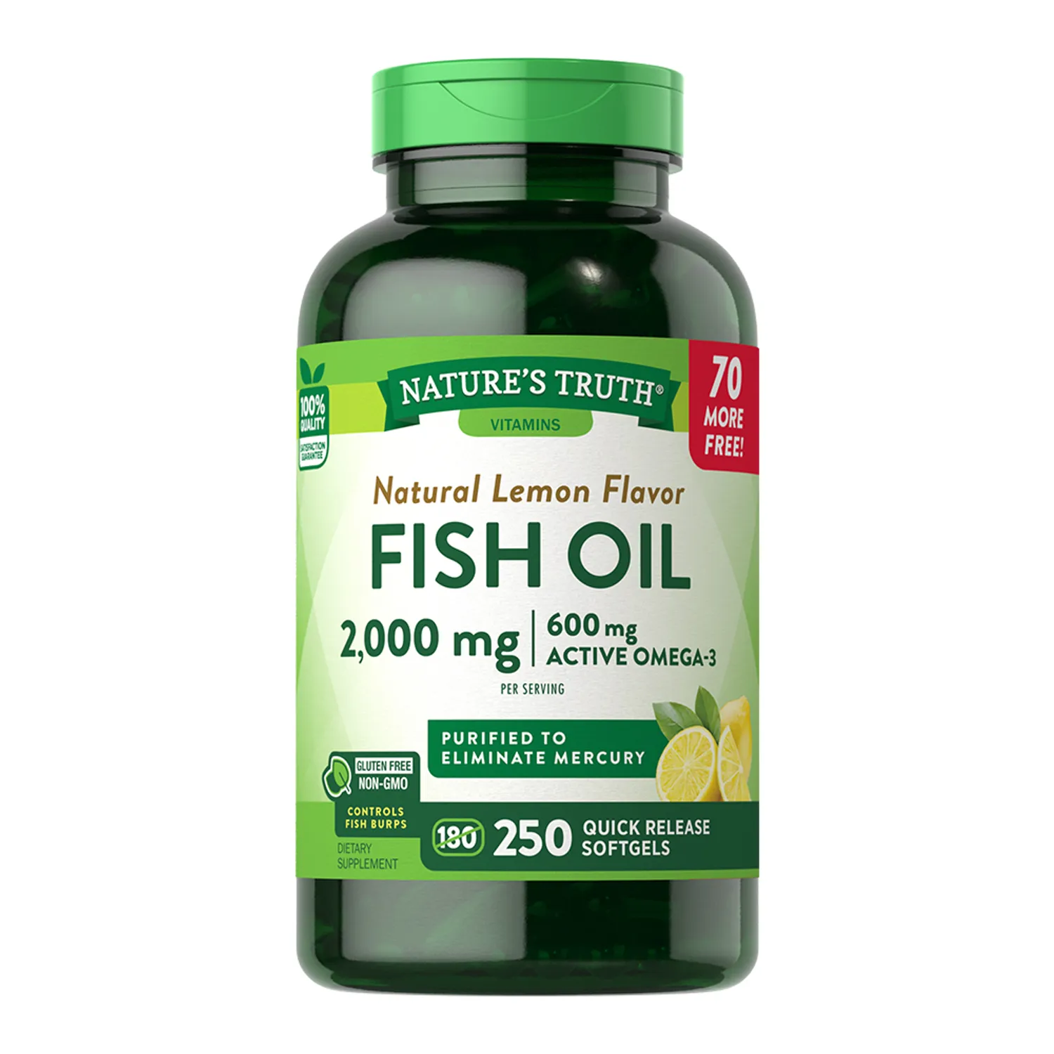 Fish Oil (Aceite de pescado) 2000mg Nature Truth