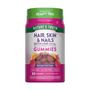 Gomitas con biotina (cabello, piel y uñas) 80 gomitas Natural Truth