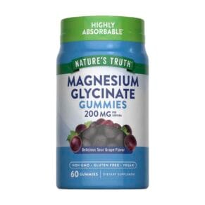 Glicinato de magnesio 200mg 60 gomitas Nature Truth