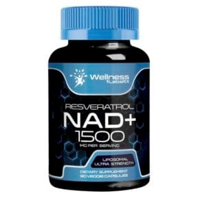 NAD + resveratrol 1500mg 90 cápsulas Wellness Labs