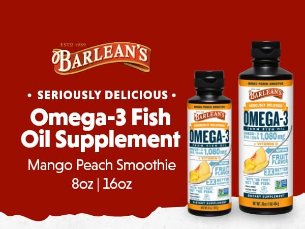 Omega-3 Líquido 1080 Mg 454 G – Barlean’s