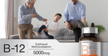Vitamina B12 5000 mcg sublingual de Horbäach