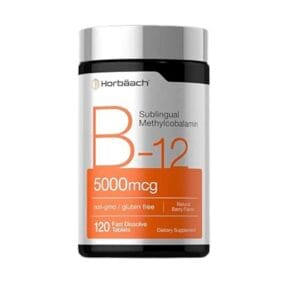 B12 5000mcg Sublingual Metilcobalamina / 150 tabletas - Horbäach